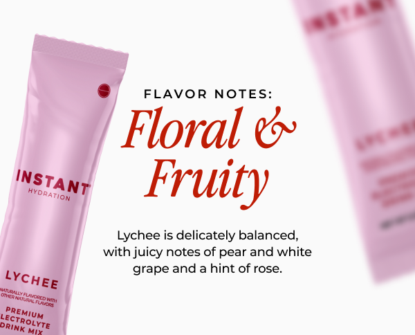 <p>New Flavor: Lychee is Here!</p>