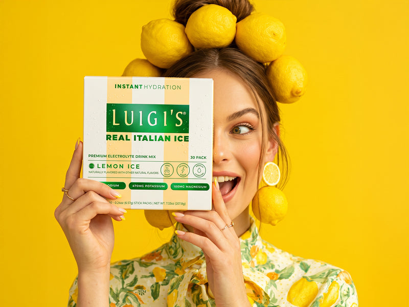 LUIGI'S Lemon Italian Ice Electrolyte Drink Mix