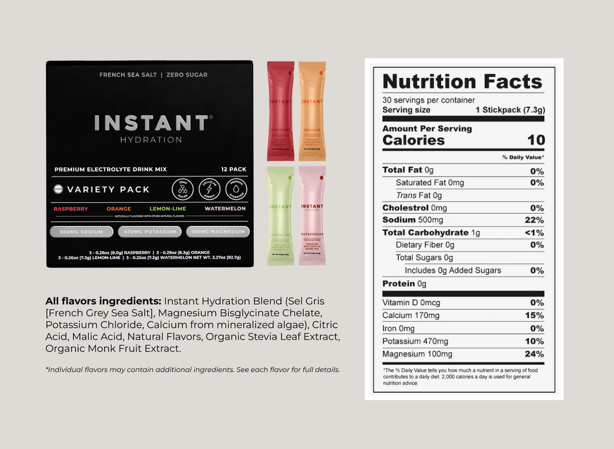 Intant Hydration Shop All – Instant Hydration
