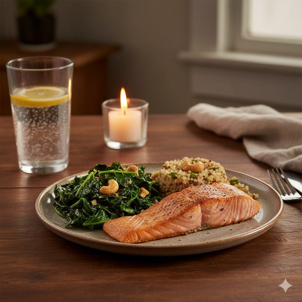salmon dinner